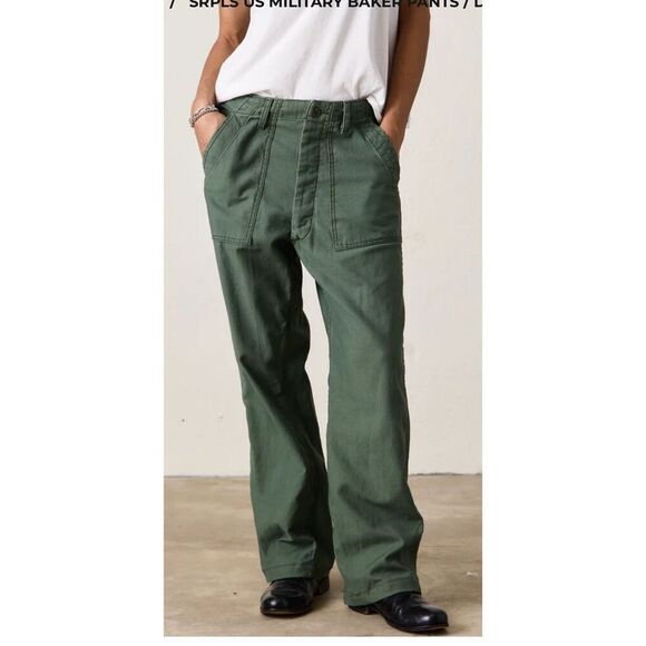 NSF / SRPLS US MILITARY BAKER PANTS in DARK OLIVE NWT Size 24 - Picture 2 of 9